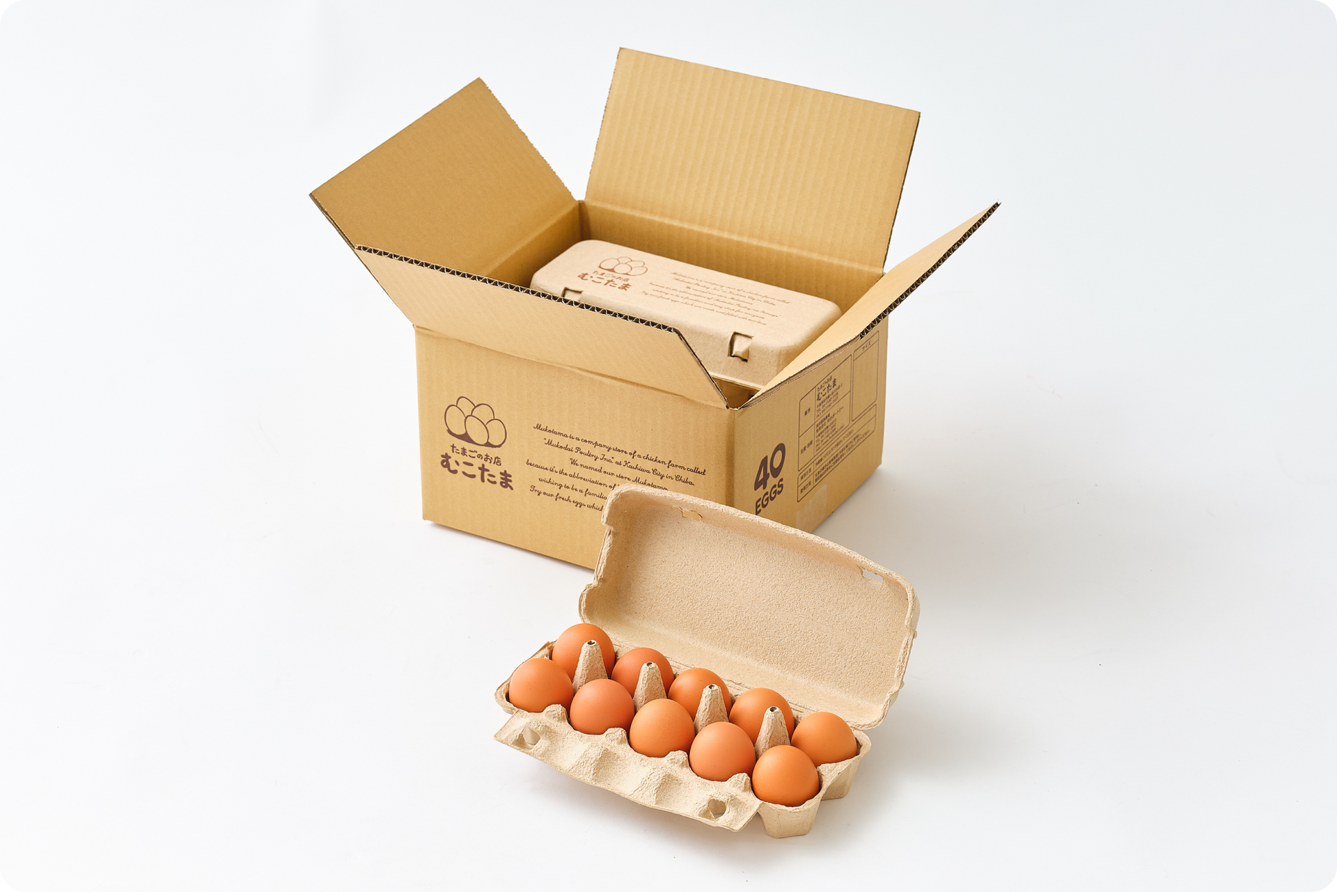 農場たまご【40個入】 ｜ たまごのお店 むこたま ONLINE SHOP ｜ 千葉